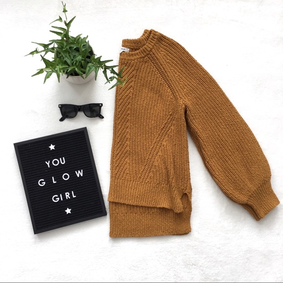 Madewell Sweaters - madewell balloon-sleeve pullover sweater